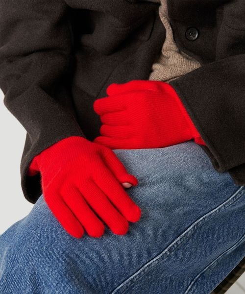 BEAUTY&YOUTH/ウールカシミヤ スリット グローブ/グローブ / 手袋