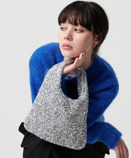 BEAUTY&YOUTH/スパンコール バッグ/ハンドバッグ / クラッチバッグ