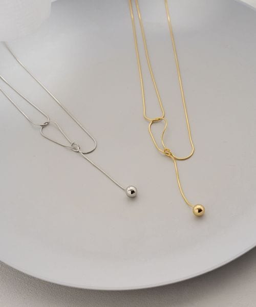 BEAUTY&YOUTH/ノット ワンボール ネックレス/ネックレス