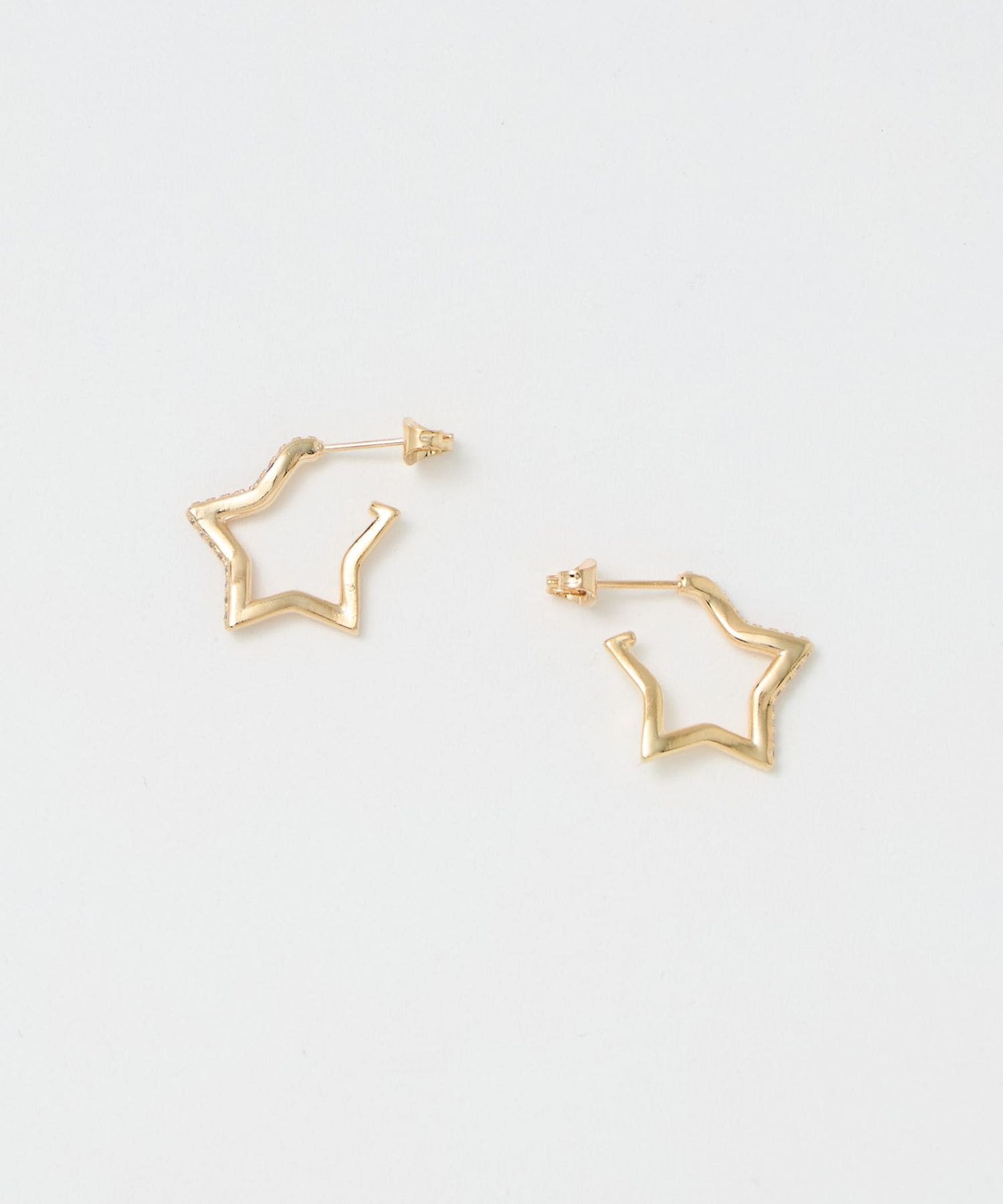 STAR JEWELRY GIRL キュービックジルコニアラインピアス キュービックジルコニア ライン スター ピアス