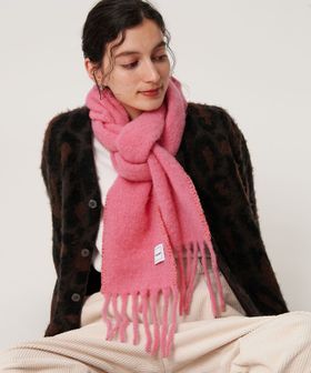 mylab/＜mylab＞アルパカ ステッチマフラー/ストール / マフラー