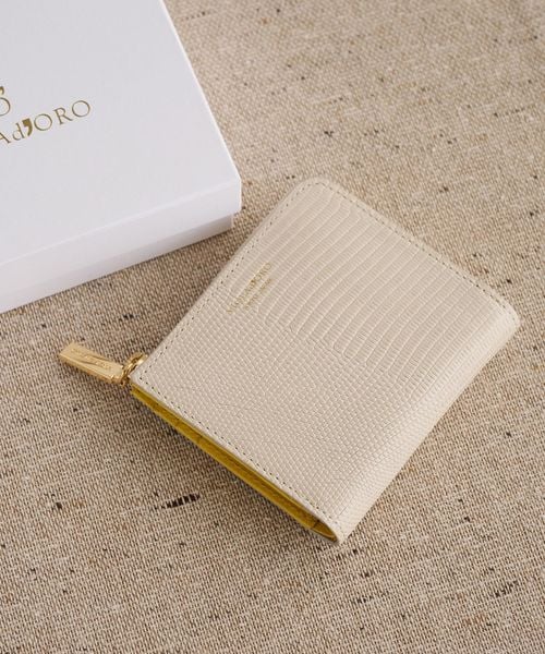 VIOLAd’ORO/＜VIOLAd’ORO＞リザード エンボス ミニ ウォレット/財布