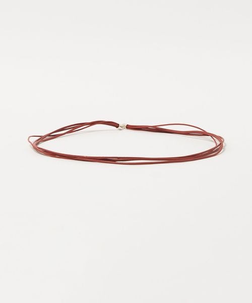 SAPIR BACHAR/＜SAPIR BACHAR＞SCARLET TWIST LEATHER BELT/ベルト/ベルト / サスペンダー