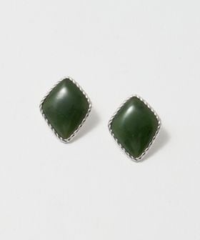 PREEK/＜PREEK＞SQUARE STONE EARRINGS/ピアス/ピアス（両耳用）