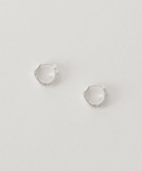TEN メルトピアス SV シルバー Pt999フレッシュウォーターパール/ダイヤモンドピアス