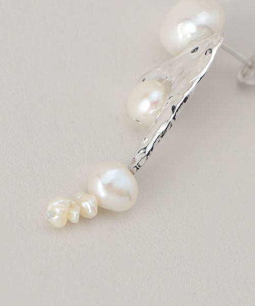 PREEK プリーク　手打ちパールコンチョピアス　シルバー　美品 1800022F0424_x1_a006.jpg