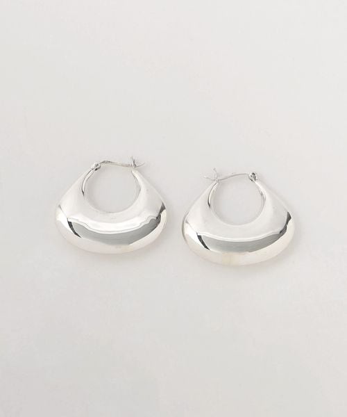 ユナイテッドアローズ購入 JAMIRAY ジャミレイシルバーピアス JAMIRAY＞シルバー チャンキー フープピアス
