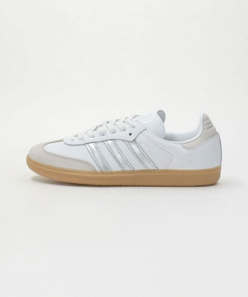 美品アディダスadidasサンバ☆シルバーユナイテッドアローズ24.5cm adidas Originals＞SAMBA OG シルバーカラー/スニーカー