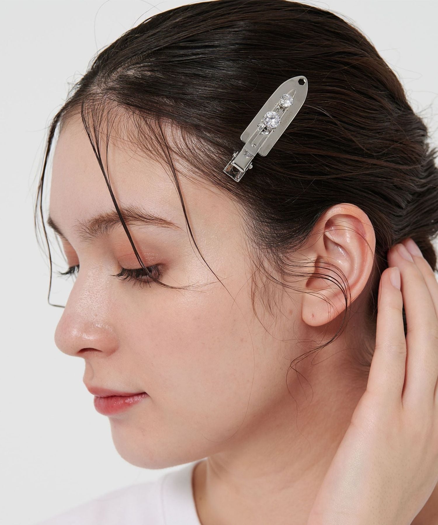 【お値下げ】THE HAIR BAR TOKYO ラインストーンクリップ 2個 ザ ヘア バー トウキョウ/THE HAIR BAR TOKYO】ラインストーン L