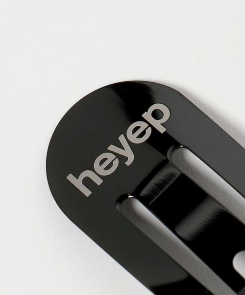 【新品】＜heyep＞ロゴ&エンブレム ピン/2P heyep＞ロゴ&エンブレム ピン/2P