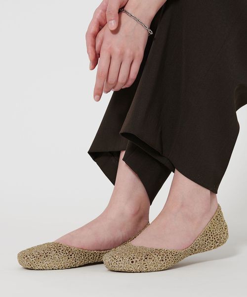 【新品未使用】メリッサカンパーナ バレエシューズゴールド melissa + CAMPANA │CAMPANA PAPEL VII -col. beige（gold