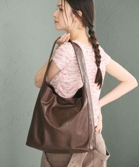 BEAUTY&YOUTH/レザーライク ビッグ ワンショルダーバッグ/ショルダーバッグ