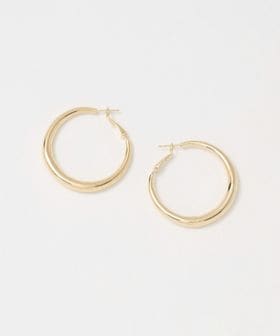 BEAUTY&YOUTH/ボリューム ライン フープピアス/ピアス（両耳用）