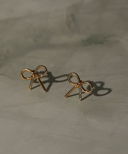 Baqless/＜BAQLESS＞Amity Bow ピアス/ピアス（両耳用）