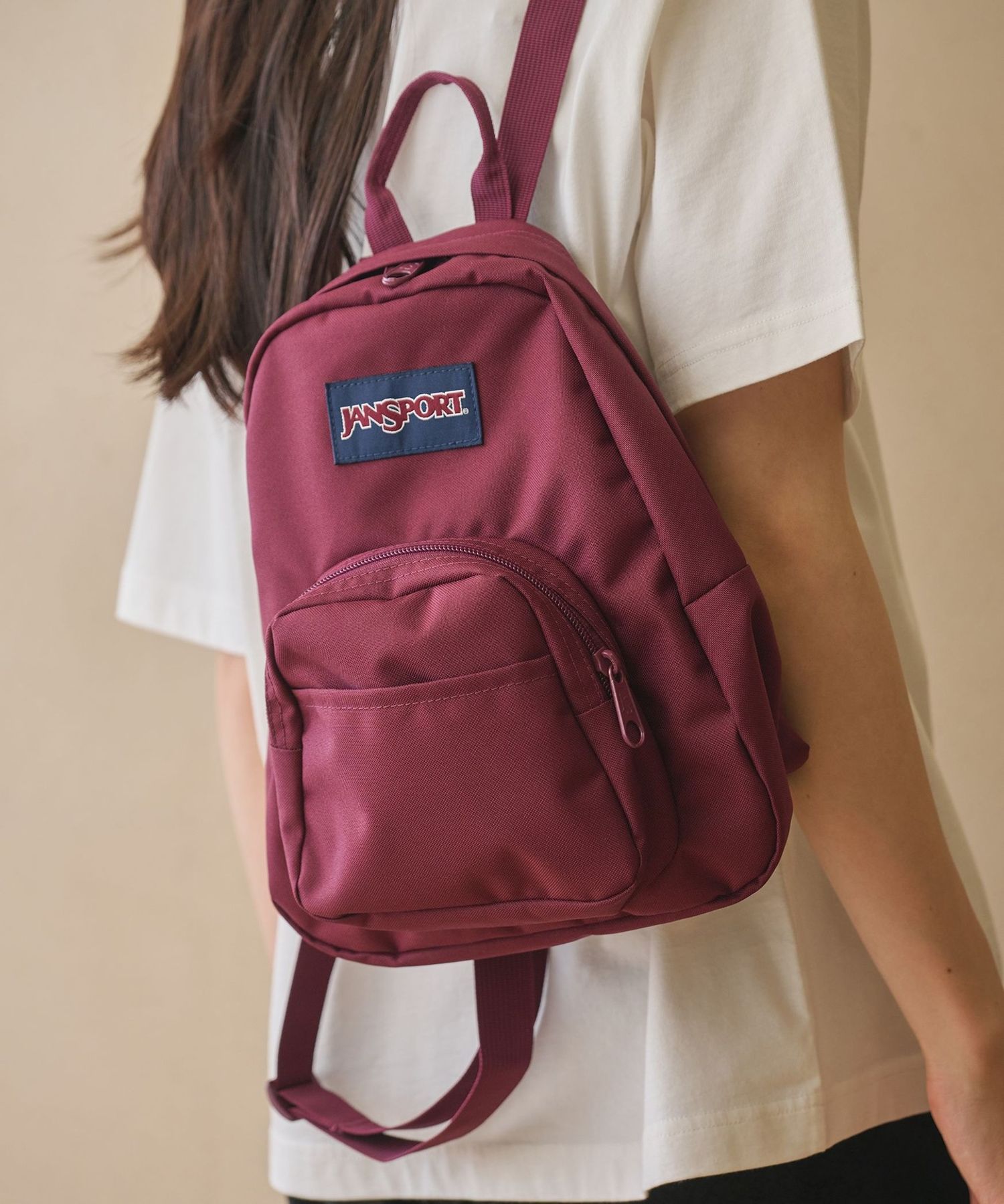 別注】＜JANSPORT＞HALF PINT ワインレッド ミニリュック