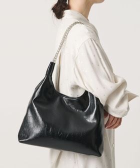BEAUTY&YOUTH/レザーライク チェーン ショルダーバッグ/ショルダーバッグ