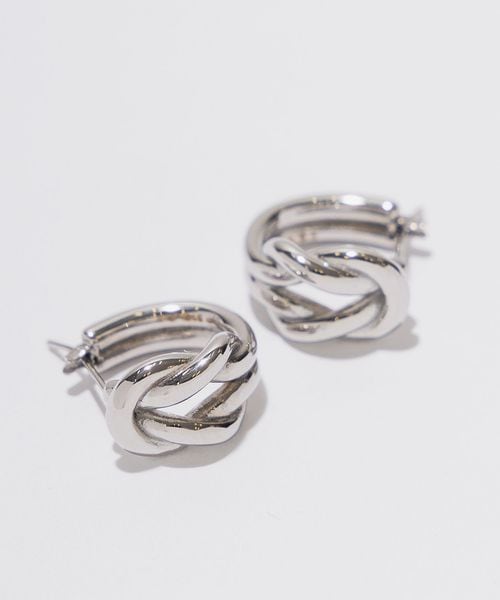 by Preek/＜by Preek＞ノット フープ ピアス/ピアス（両耳用）