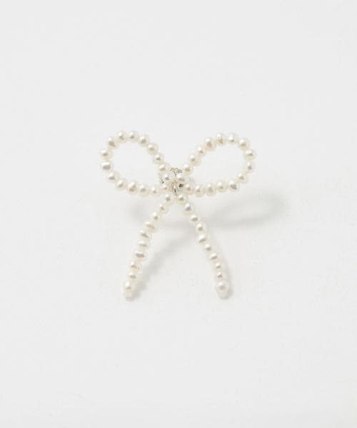 SASKIA DIEZ/＜SASKIA DIEZ＞PEARL BOW EARSTUD 1PC/ピアス/ピアス（片耳用）