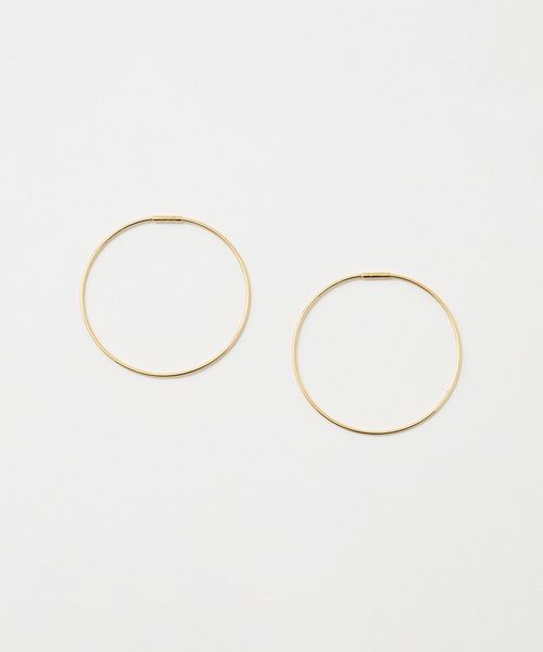 SASKIA DIEZ/＜SASKIA DIEZ＞WIRE HOOPS EARRINGS NO2/ピアス/ピアス（両耳用）