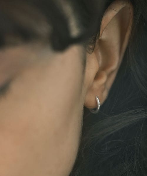 TEN./【別注】＜TEN.＞スラップ ピアス/シルバー/ピアス（両耳用）