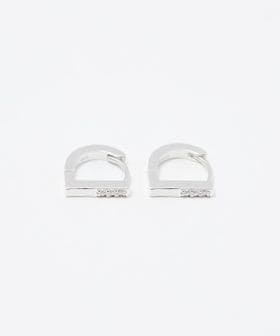 TEN./【別注】＜TEN.＞ジルコニア D ピアス/シルバー/ピアス（両耳用）