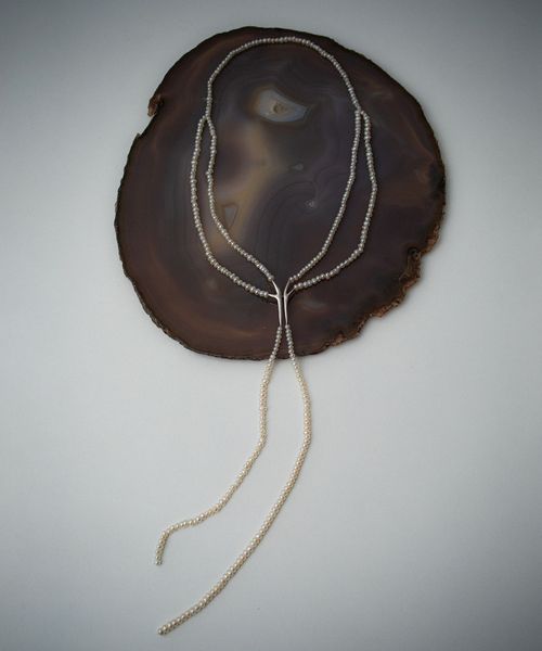 PREEK/＜PREEK＞BAROQUE PEARL TIE COLLAR NECKLACE/ネックレス/ネックレス