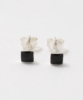 BAITS/＜BAITS＞スクエア ストーン ピアス/ピアス（両耳用）
