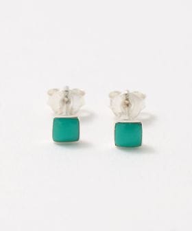 BAITS/＜BAITS＞スクエア ストーン ピアス/ピアス（両耳用）