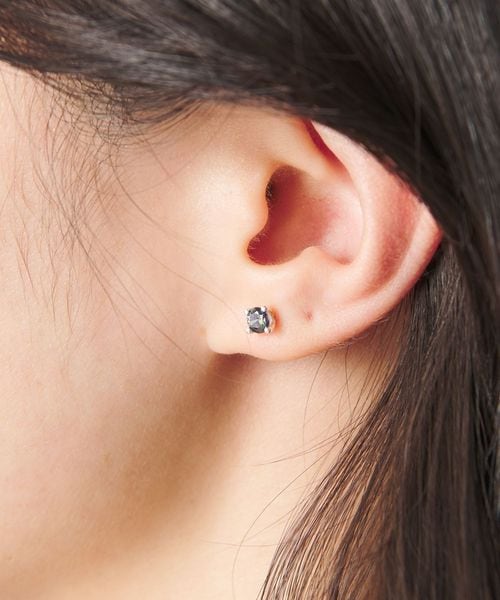 BAITS/＜BAITS＞ミスティックトパーズ ピアス/4mm/ピアス（両耳用）