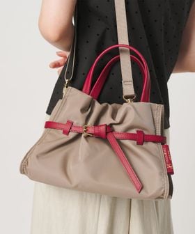 VIOLAd’ORO/＜VIOLAd’ORO＞BIANCA ナイロン ベルト トートバッグ S/トートバッグ