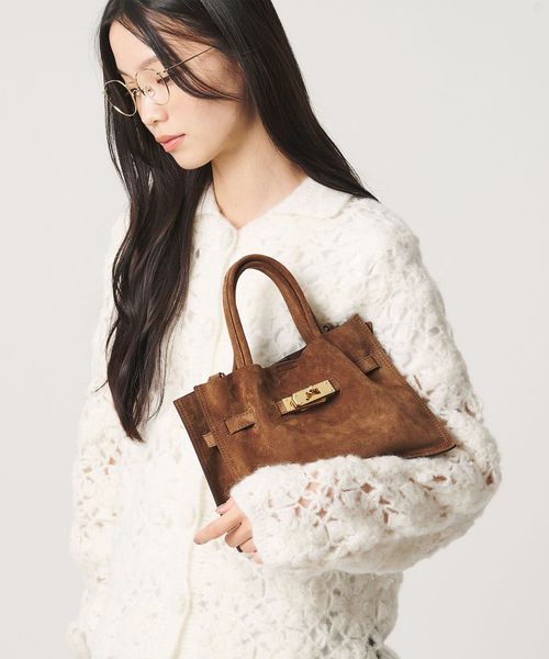 VIOLAd’ORO/＜VIOLAd’ORO＞TRERO スエード トートバッグ S/トートバッグ