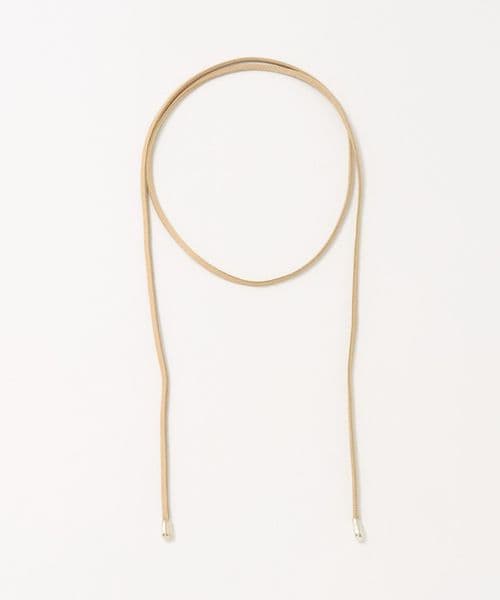 Garden of Eden/＜Garden of Eden＞BOLO TIP NECKLACE BEIGE/ネックレス/ネックレス