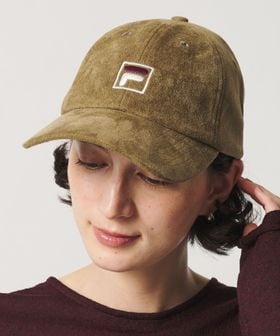 FILA/【別注】＜FILA＞スエードライク ロゴ キャップ/キャップ