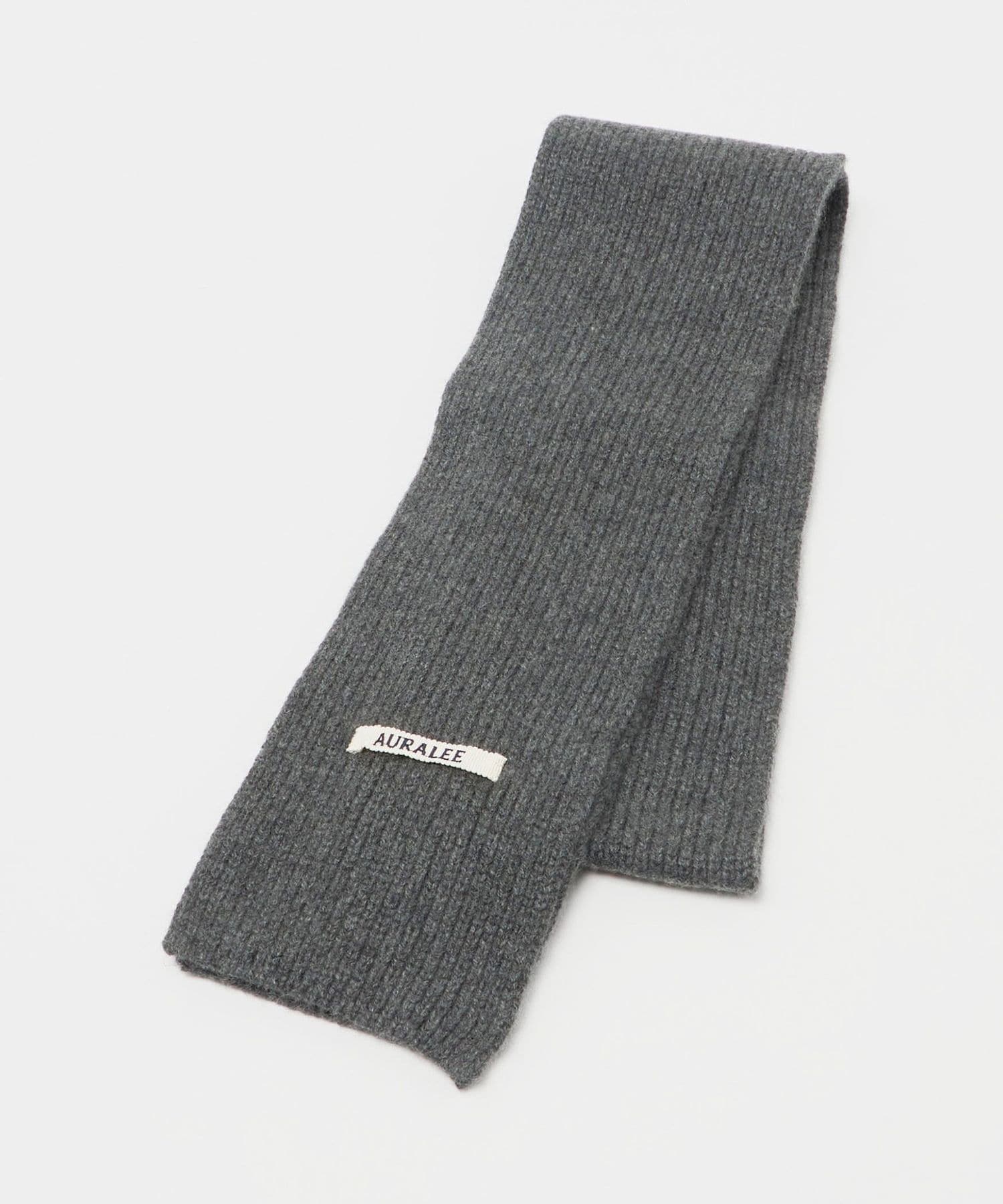 AURALEE＞CASHMERE KNIT STOLE/マフラー