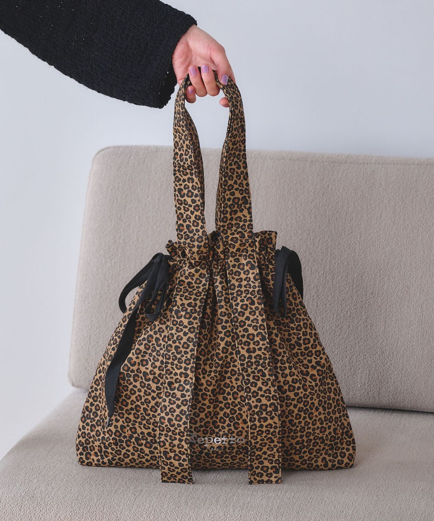 WEB限定】＜repetto＞レオパード トートバッグ