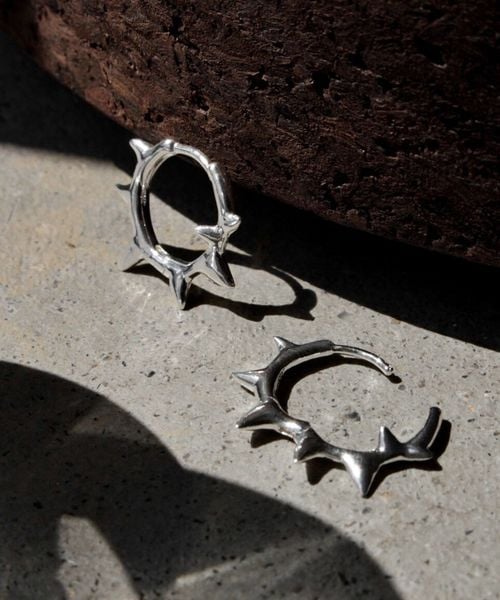 SOIERIE/＜Soierie＞Raw edge フープピアス/ピアス（両耳用）