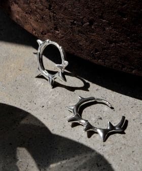 SOIERIE/＜Soierie＞Raw edge フープピアス/ピアス（両耳用）