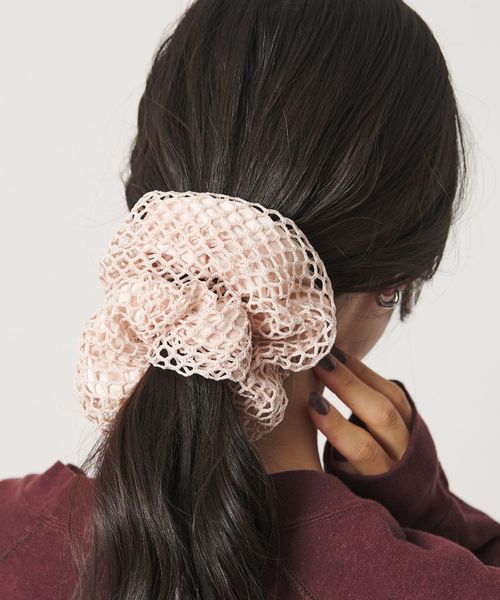BEAUTY&YOUTH/【WEB限定】フィッシュネット シュシュ/ヘアアクセサリー