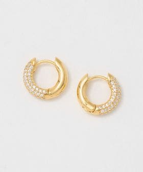 BEAUTY&YOUTH/ガラス メタル ミニ フープピアス/ピアス（両耳用）