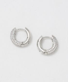 BEAUTY&YOUTH/ガラス メタル ミニ フープピアス/ピアス（両耳用）