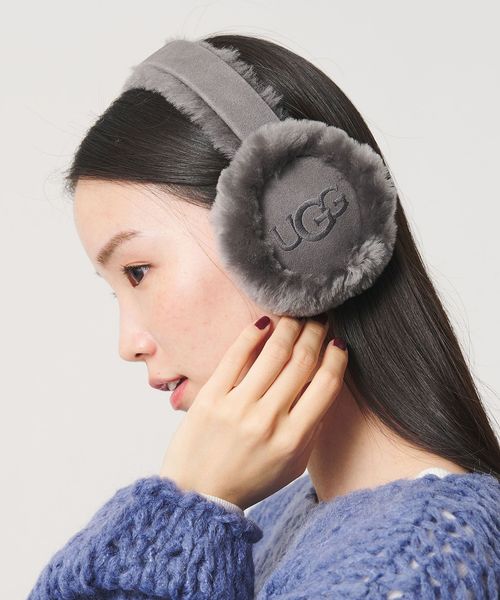 UGG/＜UGG＞シープスキン エンブロイダリー イヤーマフ/その他帽子