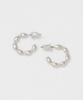BEAUTY&YOUTH/ハーフサークル プク ピアス/ピアス（両耳用）
