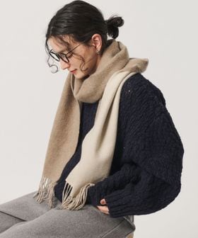 Eds Cashmere/【別注】＜Eds Cashmere＞カシミヤ リバーシブル マフラー/ストール / マフラー