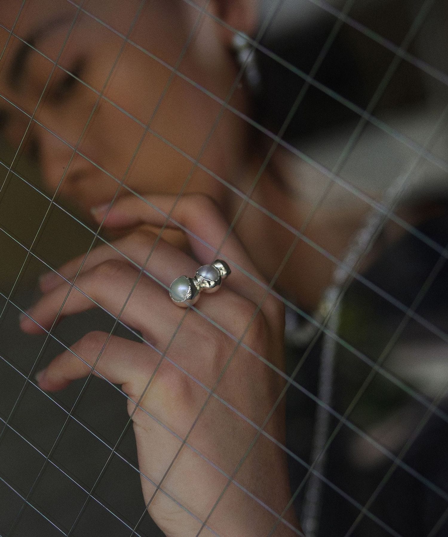 PREEK＞BAROQOE PEARL TSUBOMI DIP RING/リング
