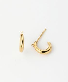 PREEK/＜PREEK＞DIAMOND HOOP EARRINGS/ピアス/ピアス（両耳用）