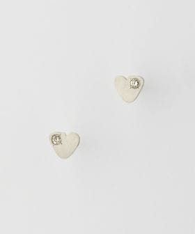 PREEK/＜PREEK＞DIAMOND TINY HEART EARRINGS/ピアス/ピアス（両耳用）