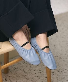 BEAUTY&YOUTH/ギャザー バレエシューズ/フラットシューズ