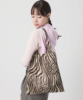 BEAUTY&YOUTH/ゼブラ パッカブル トートバッグ/トートバッグ