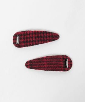 heyep/＜heyep＞Plaid ヘアクリップ/2P/ヘアアクセサリー