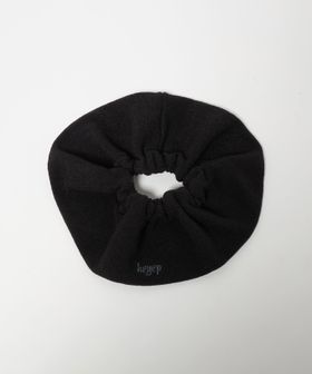 heyep/＜heyep＞ニット ロゴ シュシュ/ヘアアクセサリー